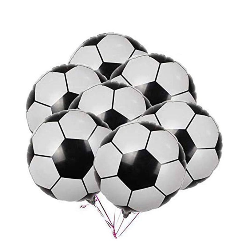 Oarkive 10pcs Soccer Balloons - 18 Inch Mylar Soccer Balloons for World Cup Party Decorations - Image 1